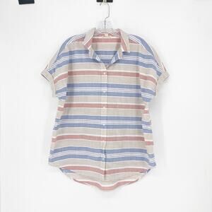 Goodthreads Short Sleeve Button-up Top Size XL